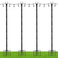 25MM Detachable Garden String Light Poles for Wedding and Outdoor Decor