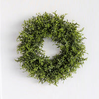 Artificial Eucalyptus and Milan Leaf Wreath for Wedding Decor and Photography Props