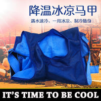 PVA Evaporative Cooling Vest for Heatstroke Prevention