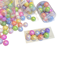 Yesbear Handmade Pearlescent Macaron Ball Beads for DIY Crafts