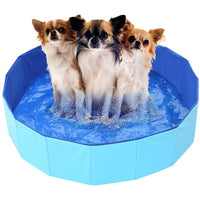 Foldable PVC Pet Swimming Pool Dog Bath Tub Outdoor Pet Paddling Pool