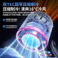 26 New Foldable USB Rechargeable Portable Handheld Cooling Fan with Ice Compress Function for Outdoor Use