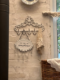 Cast Iron Rustic Wall Hook Decor for Garden & Home