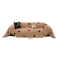 Luxury Flannel Sofa Cover Blanket for Winter - Full Coverage Protective Throw