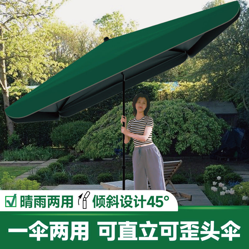 Large Outdoor Patio Umbrella with Tilt Function for Commercial Use