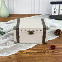 Vintage Multi-Layer Jewelry Box with Mirror and Multiple Compartments