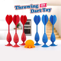 Silicone Suction Cup Dart Game Set for Kids & Adults - Sensory Focus & Hand-Eye Coordination Toy