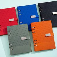Premium A5 Loose-Leaf Notebook Gift Set with Pen and Box, Business Office Journal Planner