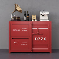 Industrial Container Bar Sideboard Cabinet for Restaurant Hotel Pantry Tea Cabinet Hall Storage Cabinet