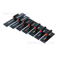 Blue Tempered Manganese Steel Plastering Trowel for Wall Smoothing and Putty Scraping