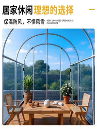 Home Greenhouse Kit with Galvanized Steel Frame and Insulating Film for Plants