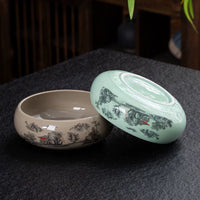 Ceramic Pet Bowl for Cats and Small Dogs, Anti-Tip Design, Food and Water Dish