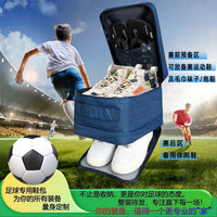 Portable Travel Shoe Bag with Multiple Compartments for Storage and Organization