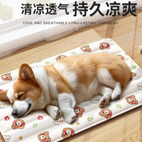 Pet Cooling Mat for Cats and Dogs, Summer Ice Pad for Kennels and Beds, Pressure Activated Gel Mat for Cooling Relief