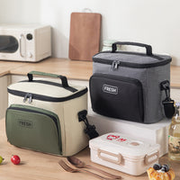 Large Capacity Oxford Cloth Insulated Cooler Bag for Outdoor Picnics and Food Preservation
