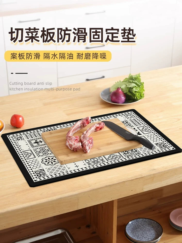 Diatomaceous Earth Kitchen Countertop Mat - Non-Slip, Quick Dry, Absorbent, Stain-Resistant