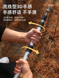 Outdoor 3m Aluminum Alloy Tarp Pole Tent Awning Support Rod Telescopic Thickened Stand