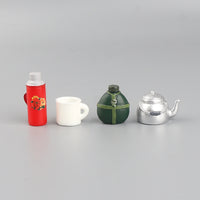Miniature Retro Dollhouse Decor Accessories - TV, Radio, Mortar, Rice Mill