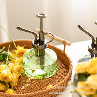 Colored Glass Spray Bottle for Indoor Gardening, Succulents, and Potted Plants