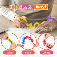 Sensory Rod Flexible Silicone Fidget Toy for Kids