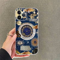 Tarot Card Clear Phone Case for iPhone 15 Series