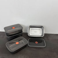 Stainless Steel Food Storage Containers with Lids, Airtight Meal Prep Boxes for Refrigerator, Outdoor, and Travel