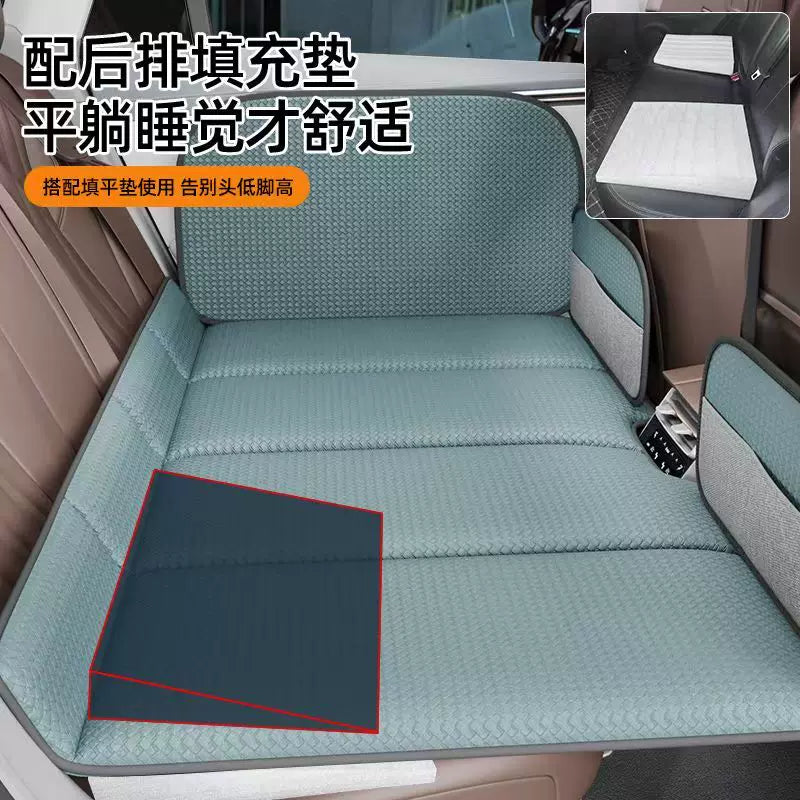 Car Back Seat Air Mattress for Travel and Camping, Inflatable Sleeping Pad for Kids and Adults