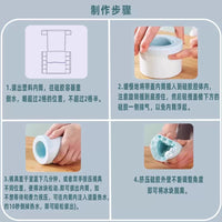 Squeeze Ice Maker Cup Silicone Ice Cube Mold Quick-Freeze Ice Box Home Ice Bucket Round Storage Container
