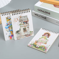 Portable A6 Sketchbook Blank Doodle Art Book for Drawing and Painting