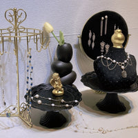 Velvet Mannequin Bust Necklace Display Stand Jewelry Organizer for Storefront Window Photography