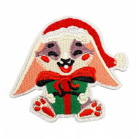 Christmas Embroidered Iron-On Patches for Clothing Repair and Decoration