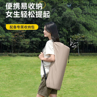 Self-Inflating Camping Sleeping Pad with Sponge Filling, Thickened and Heightened Design for Outdoor Adventures