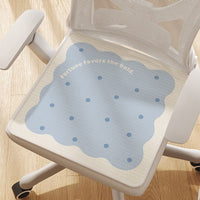 Ice Silk Seat Cushion for Office Chair, Classroom, or Home - Breathable, Non-Slip, Cool Comfort
