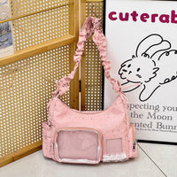 Korean Style Star Ita Bag Transparent Shoulder Bag for Students