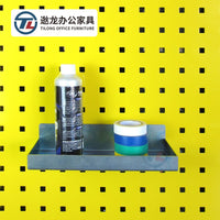 Metal Pegboard Storage Box Wall Mounted Organizer for Tools and Hardware Display