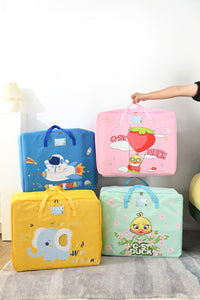 Cartoon Oxford Cloth Kids' Quilt Storage Bag for Kindergarten Bedding