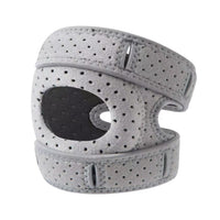 Patella Knee Strap for Running Cycling Adjustable Compression Shock Absorption Silicone Pad
