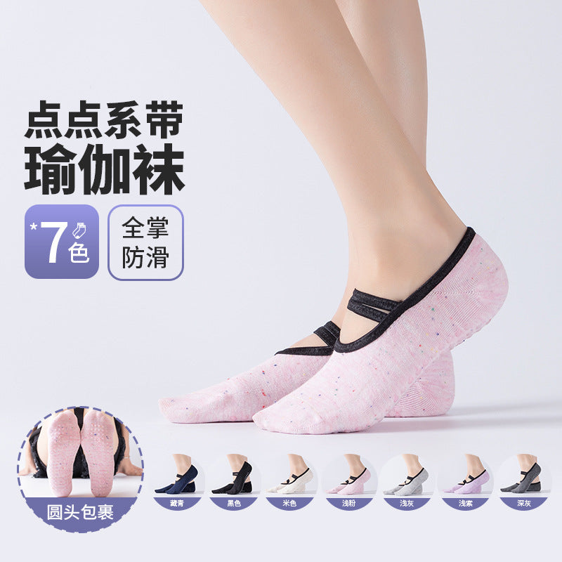 Women's Backless Non-Slip Yoga Pilates Dance Socks