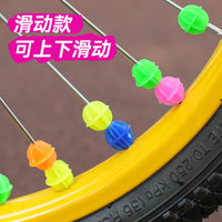 Bicycle Spoke Beads Luminous Butterfly Heart Animal Wheel Decorations for Kids Bikes