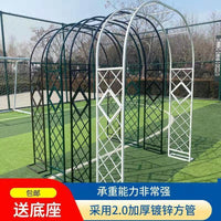 Metal Arch Trellis for Climbing Plants, Roses, and Vines - Garden Arbor Support