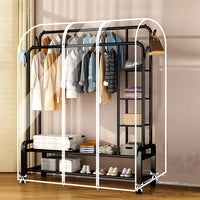 Garment Rack Dust Cover Clear Full Enclosure for Clothes Storage