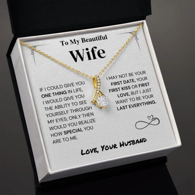Zirconia Pave Herringbone Pendant Necklace for Women