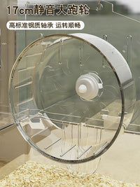 Luxury Large Acrylic Transparent Two-Story Hamster Cage Villa for Golden Hamsters