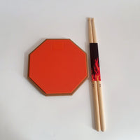 Silent 8-inch Rubber Practice Drum Pad for Beginners