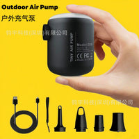 Portable Mini Air Pump with Camping Lantern for Inflatable Mattress & Swimming Rings