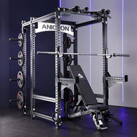 Multi-functional Smith Machine Power Rack for Home Gym and Commercial Use