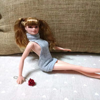 Doll Clothes Backless Fashion Dress for 1/6 Scale 11.5-inch Dolls