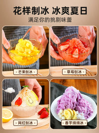 Geego Ice Cube Molds with Storage Box for Shaved Ice Machine