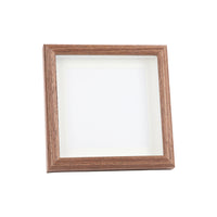 New Chinese Style Wooden Mini Square Photo Frame for Landscape Painting Display