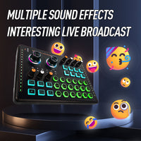 GAX-A8 48V USB Audio Interface for Live Streaming, Recording, and Karaoke